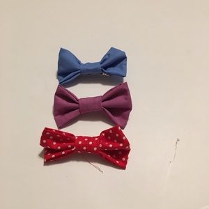 3 pack hair bows for little girls